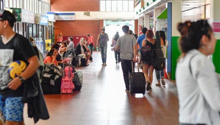 pasajeros, Terminal de Ómnibus, TRELEW, turismo
