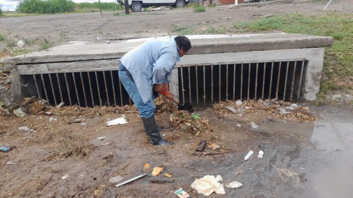 Siguen trabajando en materia preventiva ante las lluvias