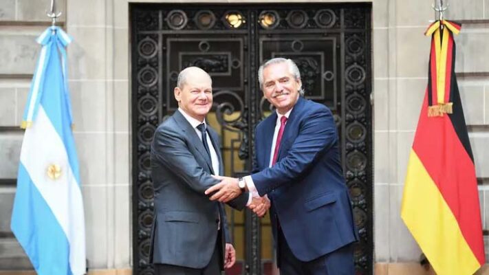 Alberto Fernández, Alemania, argentina, COOPERACIÓN ENERGÉTICA, gas, Litio, Olaf Scholz