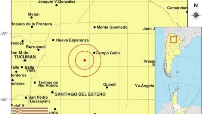 Santiago del Estero, sismo