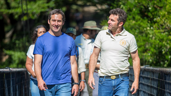 Luque en modo campaña recorrió Los Alerces