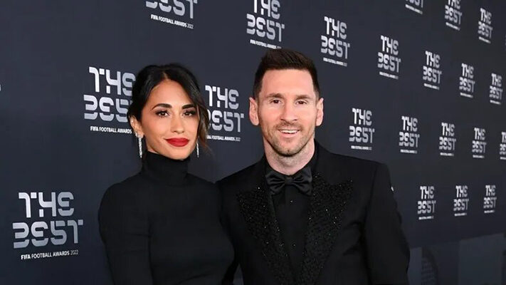 Antonela Roccuzzo, FIFA, Lionel Messi, look, moda, Premios The Best, vestido