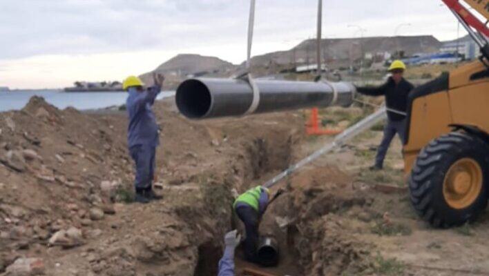 Comenzó la obra de construcción del Sistema Cloacal y Emisario Submarino en zona norte