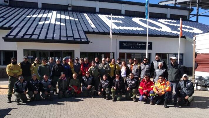 Lotería del Chubut colaboró con el regreso de los brigadistas que combatieron los incendios en la Cordillera