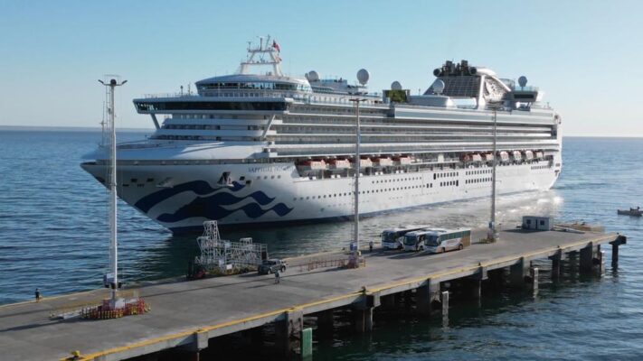 Arribó el Crucero “Sapphire Princess” con más de 2 mil pasajeros