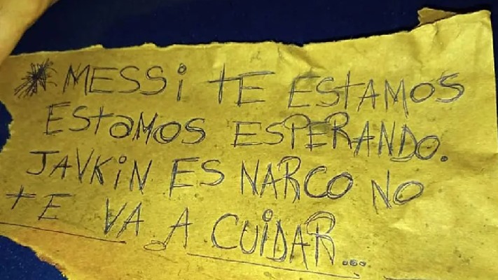 “Messi te estamos esperando”: el mensaje mafioso para el futbolista