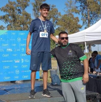 Podios para Sergio Markieviche en el Open Internacional de Atletismo Adaptado