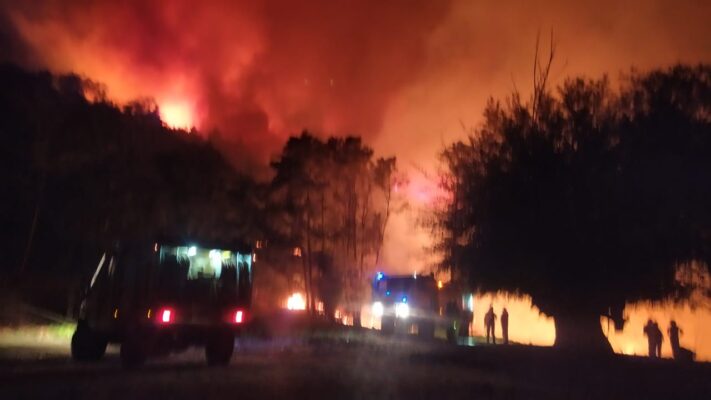 Cordillera: Brigadistas combaten incendio en la zona de Epuyén