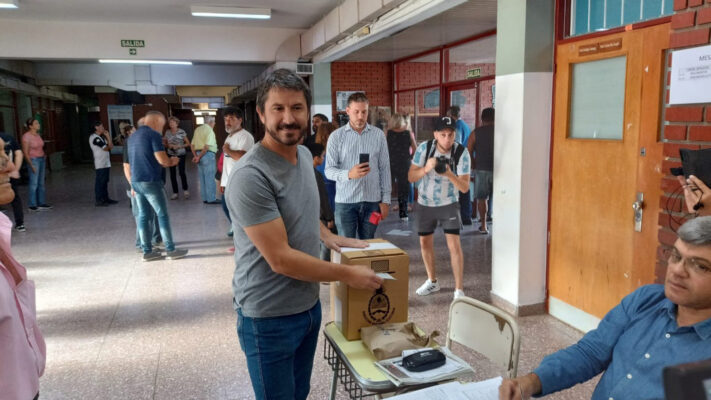 Gerardo Merino emitió su voto y valoró la participación de afiliados