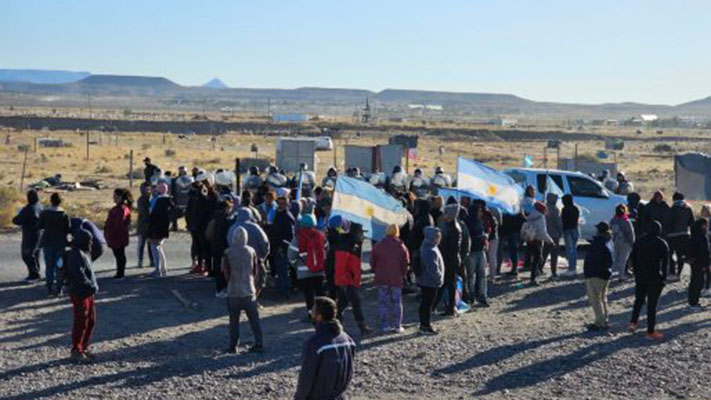 Incidentes en los desalojos de usurpaciones en Comodoro Rivadavia