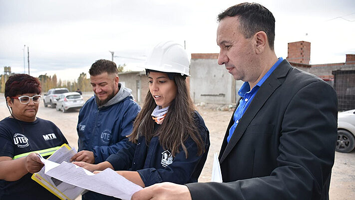 Adrián Maderna, barrio moreira, infraestructura, TRELEW