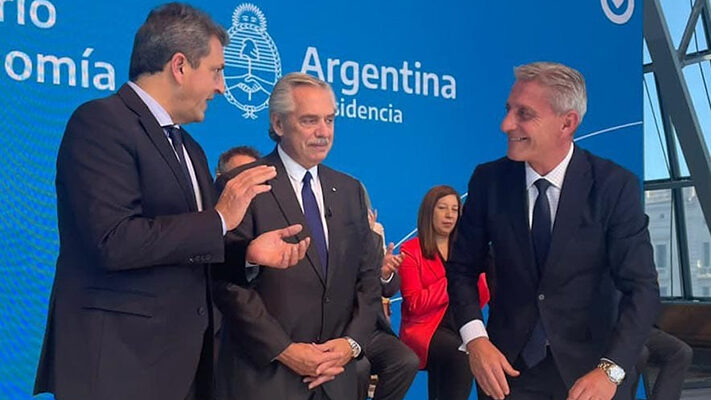 Alberto Fernández, Mariano Arcioni, PLANA ARGENTINA IRRIGADA, Sergio Massa, Virch