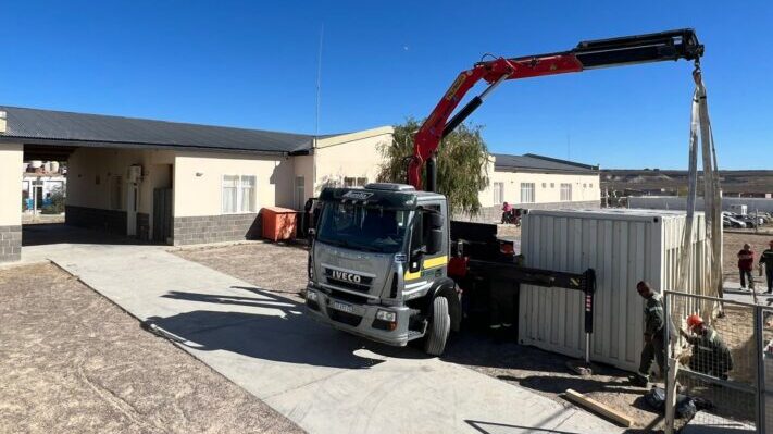 Instalaron 3 módulos en el CAPS “Ruca Calil”