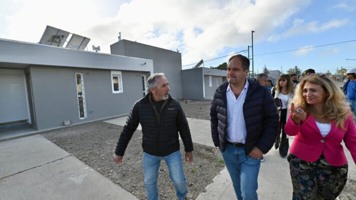 Santiago Maggiotti recorrió obras en ejecución en la provincia