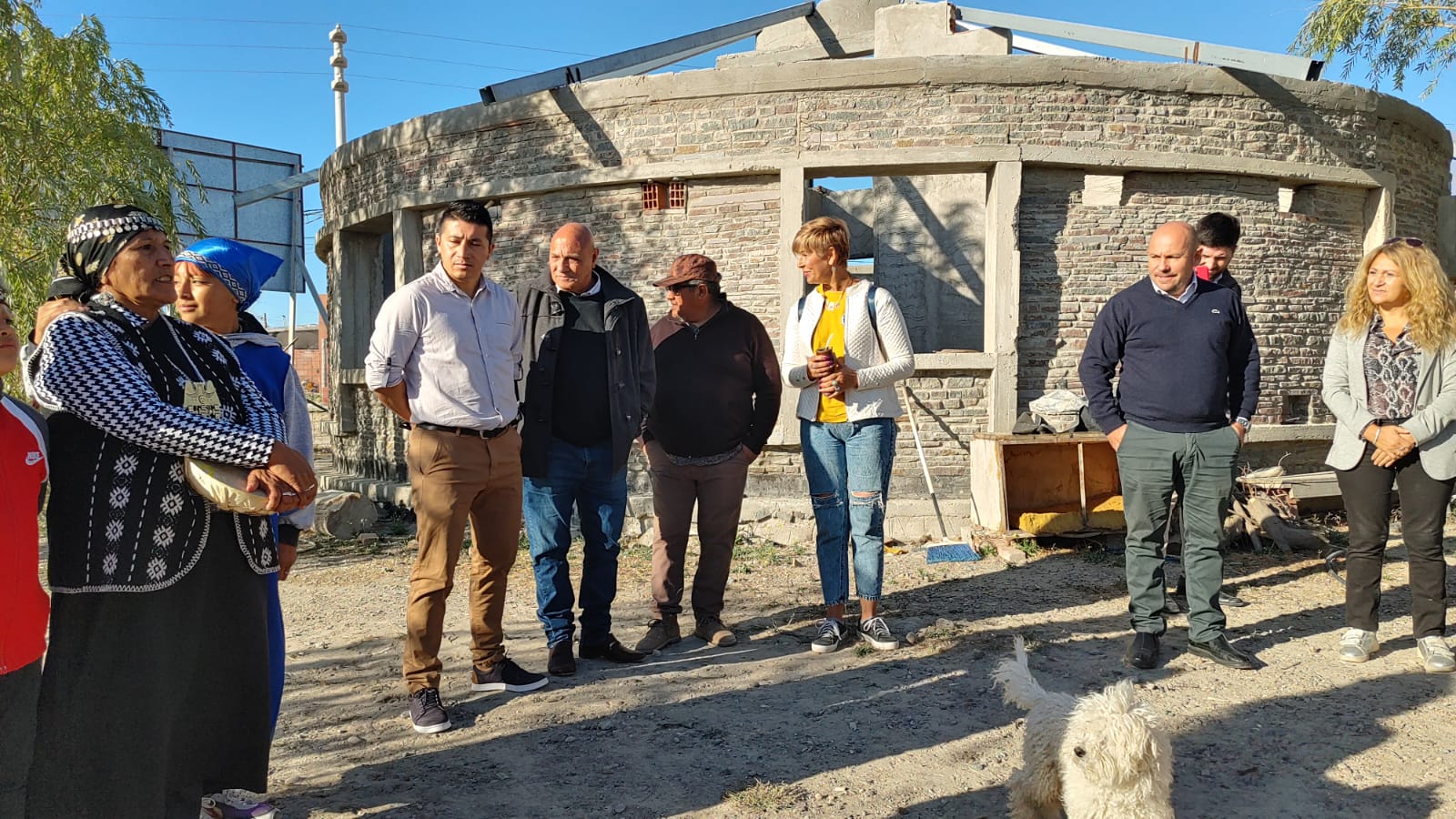 Construyen viviendas para la Comunidad Mapuche-Tehuelche