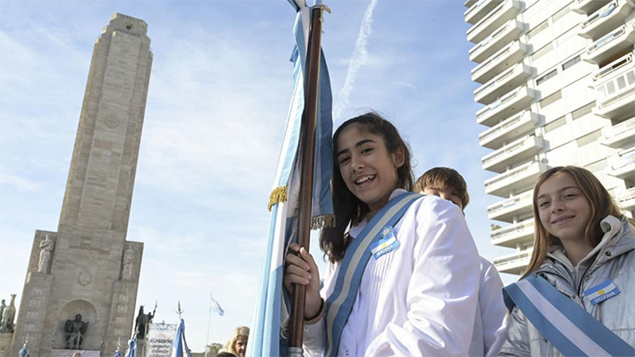 Nuevo programa para que niños de todo el país puedan jurar la bandera en Rosario