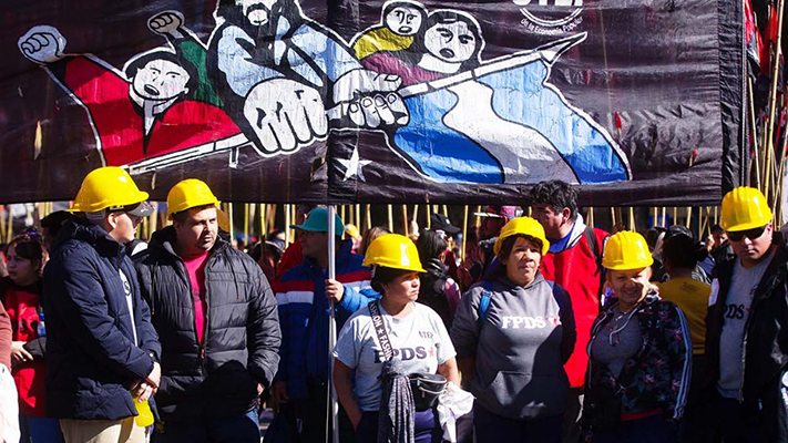 Trabajadores se movilizaron por el 1° de mayo y contra «los condicionamientos del FMI»