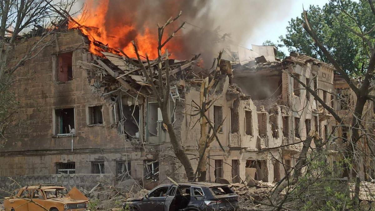 Rusia lanzó un ataque masivo y a plena luz del día sobre Kiev