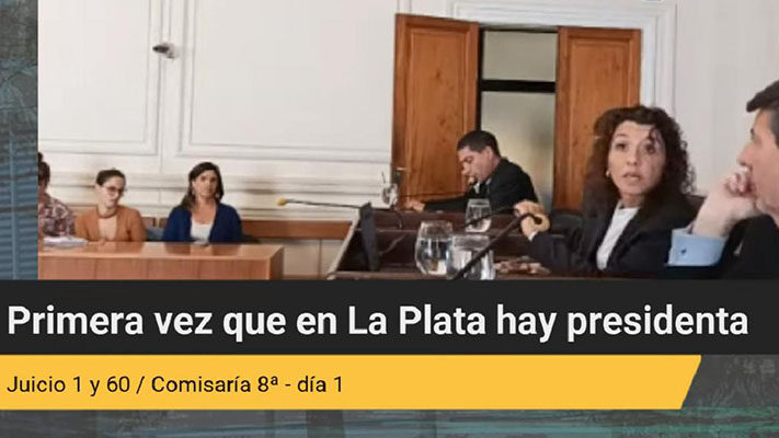 dictadura militar, JUICIOS POR DELITOS DE LESA HUMANIDAD, KARINA YABOR, La Plata