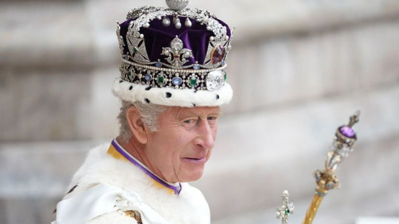 Carlos III fue coronado en el Reino Unido
