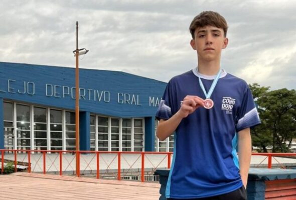 Franco Moroncini consiguió la medalla de bronce en Tucumán y lidera el ránking