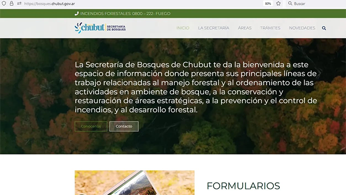 Estrenan nueva página web de la Secretaría de Bosques