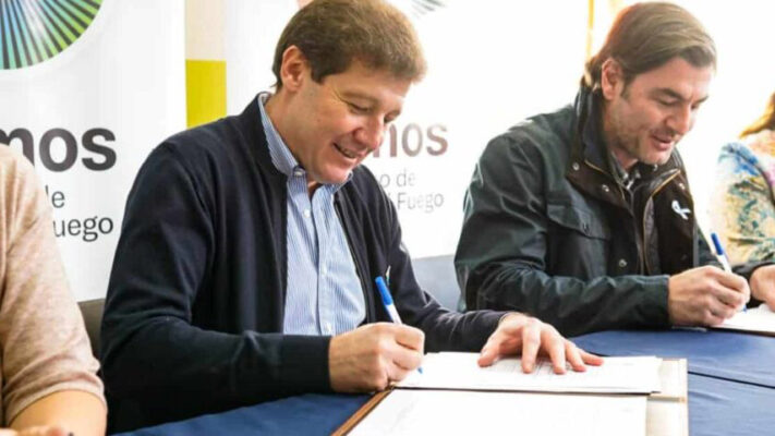 Gustavo Melella, tendido eléctrico, Tierra del Fuego
