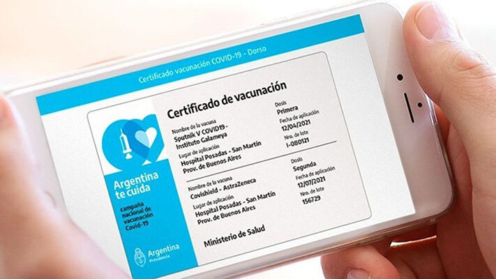Mi Argentina, Ministerio de Salud, vacunas