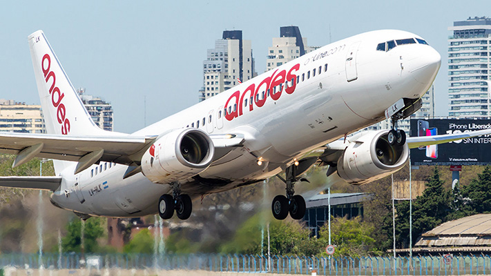 La línea Andes vuelve a volar