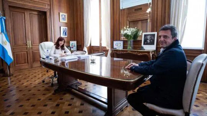 Cierre de listas: Cristina Kirchner se reunió en el Senado con Sergio Massa y Wado de Pedro