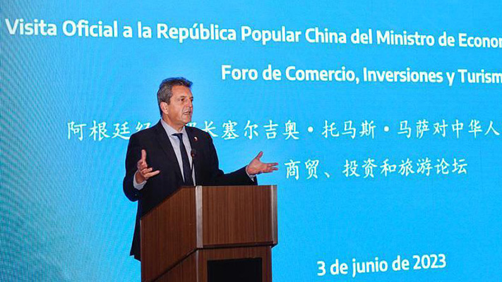 Massa ratificó que el swap es para consolidar al yuan «como instrumento de inversión»