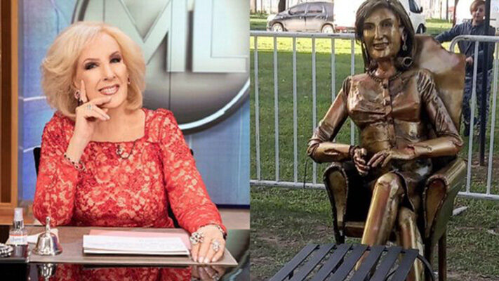Qué dijo Mirtha Legrand sobre la estatua con la que la homenajearon