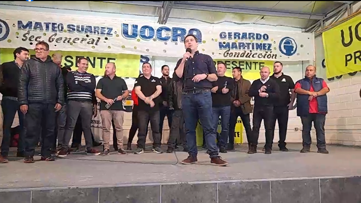 Juan Pablo Luque, mateo suarez, RAÚL SILVA, Ricardo Sastre, UOCRA