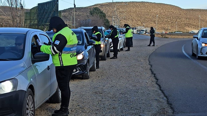 Operativos en Chubut: 70 conductores alcoholizados durante el fin de semana largo