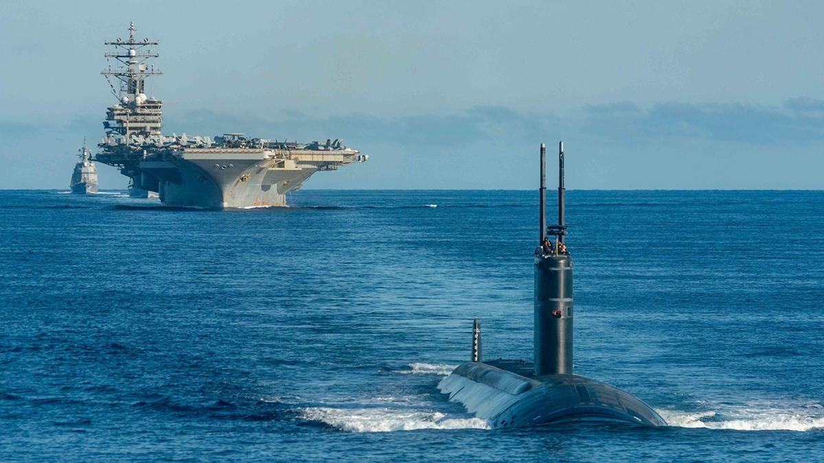 Estados Unidos desplegó submarino con misiles nucleares en Corea del Sur
