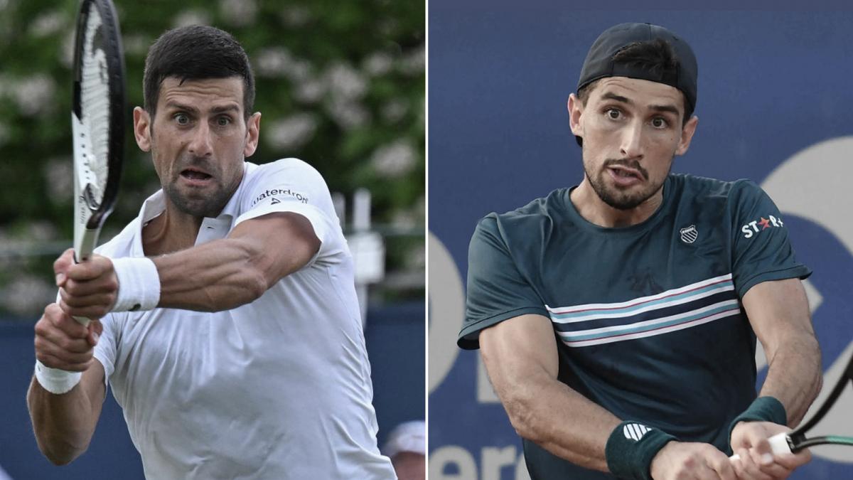 Pedro Cachín desafía el reinado de Djokovic en la apertura de Wimbledon