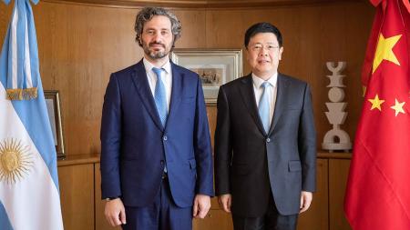 argentina, China, relación bilateral, Santiago Cafiero, ZOU XIAOLI