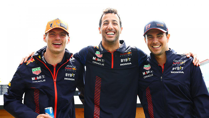 La escudería Red Bull confirmó a Verstappen y Pérez para el 2024