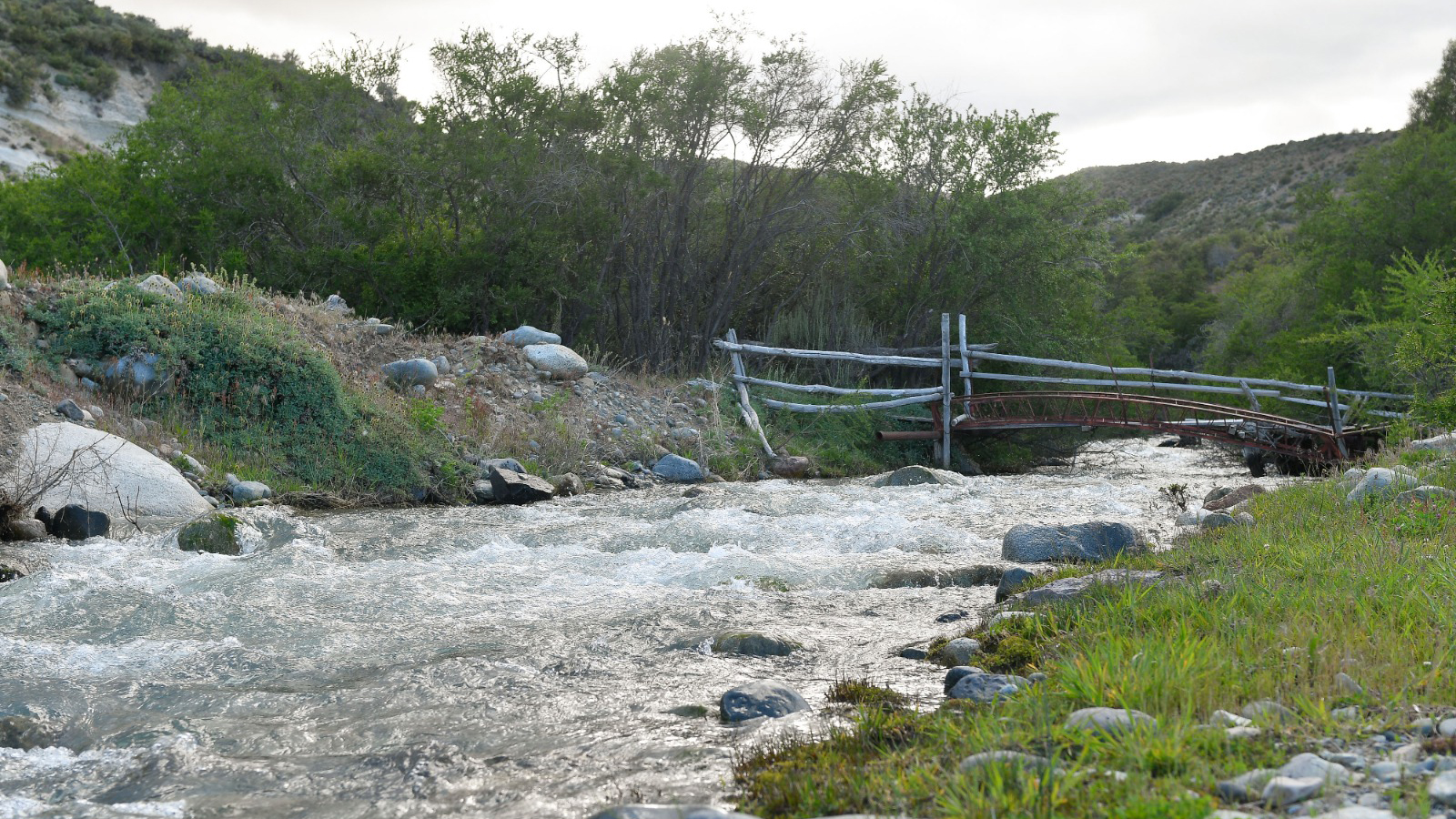 Chubut gestiona la obra de captación de agua en el Arroyo Buitrera de Esquel
