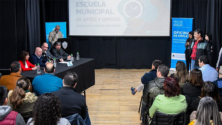 En Madryn presentaron la Escuela de Artes y Oficios