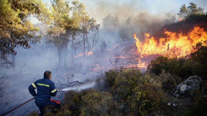 El fuego asola a Europa