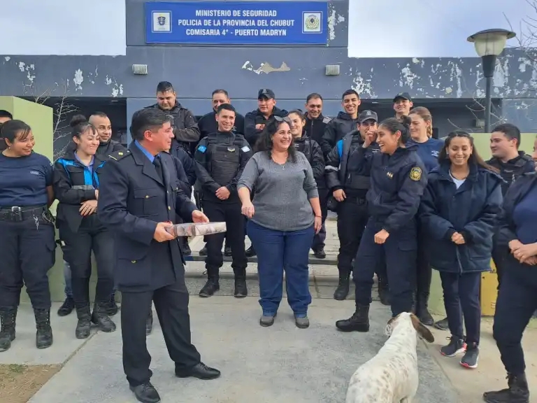 Destacado reconocimiento a policía de Puerto Madryn