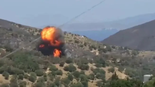 Se estrelló un avión que combatía los incendios en Grecia
