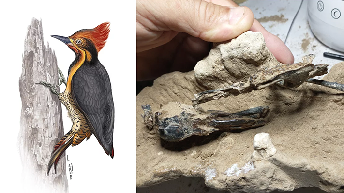 CIENCIA, noticias, pajaro carpintero, paleontología