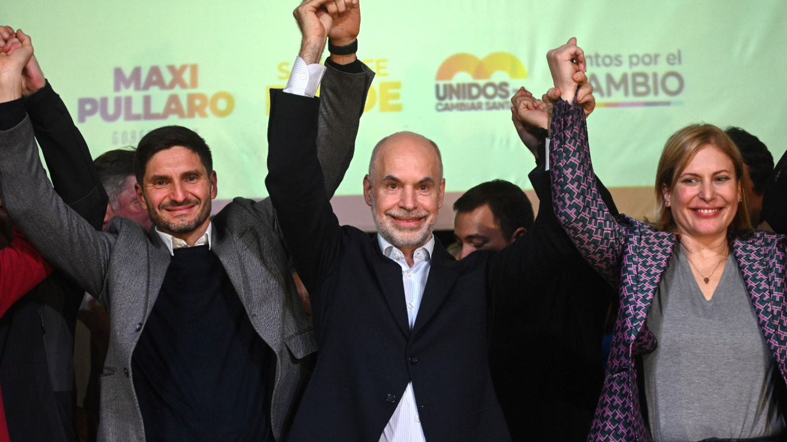 Rodríguez Larreta celebró con Pullaro en Rosario, tras la victoria electoral