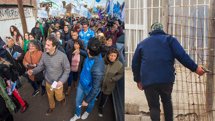 Adrián Maderna, ATAQUE VIOLENTO, balacera, elecciones 2023, Ignacio Torres, Juan Pablo Luque, TRELEW