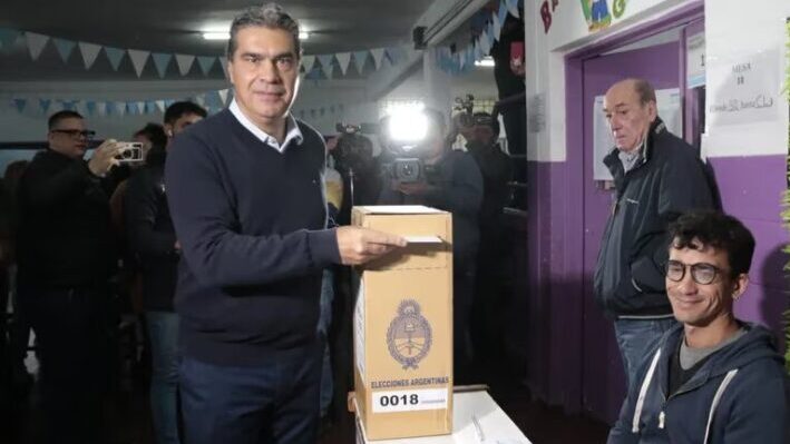 Votó Jorge Capitanich en Chaco