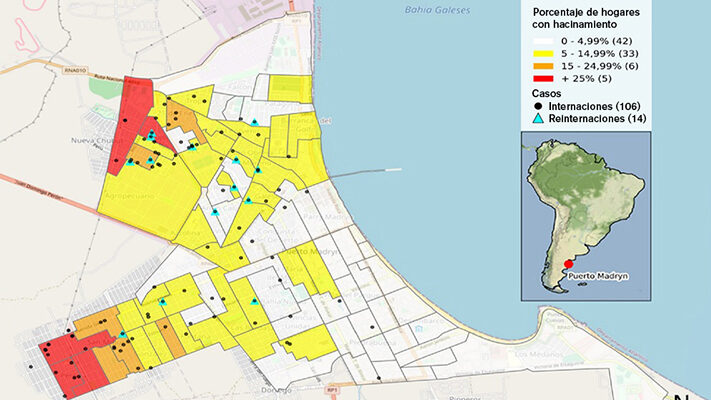 En Madryn, casi 9 de cada 10 chicos con bronquiolitis viven hacinados y en la pobreza