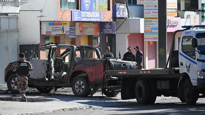 Un coche bomba estalló en una zona comercial de Quito