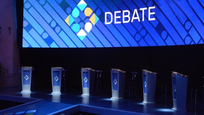 Los preparativos de los candidatos presidenciales para disputar el debate televisivo